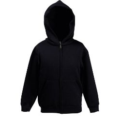 Fruit Of The Loom Kids Premium Hooded Sweatshirt Jacket - 